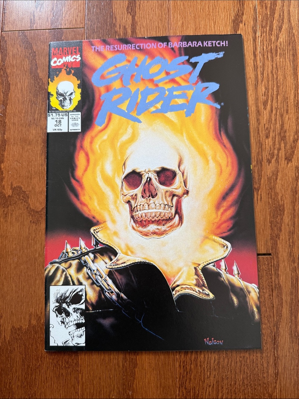 Ghost Rider #18 Marvel Comics 1991 Resurrection of Barbara Ketch